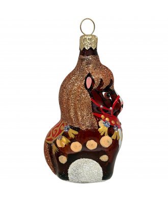 Ёлочная игрушка "Лошадка шоколадная" (Иней)