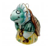 Ёлочная игрушка "Черепаха Тортилла " (Лефортовский фарфор)