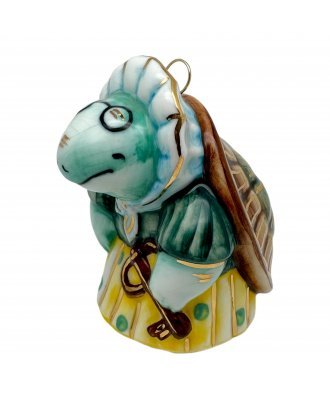 Ёлочная игрушка "Черепаха Тортилла " (Лефортовский фарфор)