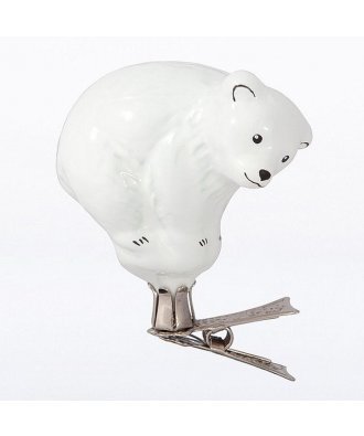 Ёлочная игрушка "Белый медведь" (Ёлочка)