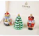 набор  ёлочных игрушек "Музыкальная сказка" в сувенирной упаковке (Ёлочка).