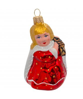 Ёлочная игрушка "Малышка с фонарём" (ЭВИС)