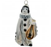 Ёлочная игрушка "Пьеро" (Лефортовский фарфор)