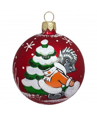 Ёлочный шар 75 мм "Лесной" (Ёлочка)