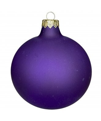 Ёлочный шар без росписи 120 мм Фиолетовый мат (ЭВИС)
