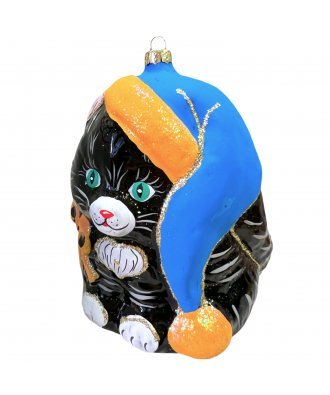 Ёлочная игрушка "Кошечка чёрная" (Интерьер-Промысел)