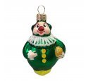 Ёлочная игрушка "Мини Клоун" (Бирюсинка) зелёный
