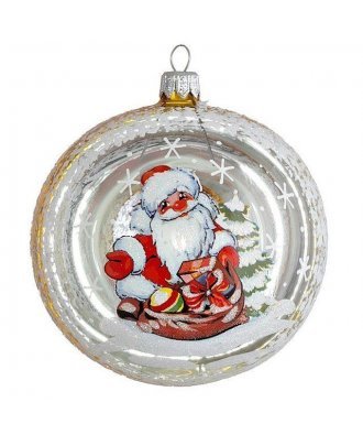 Ёлочный шар 100 мм "Морозко" (Ёлочка)