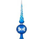 верхушка на ёлку "Нежность"  (Ёлочка) синий.