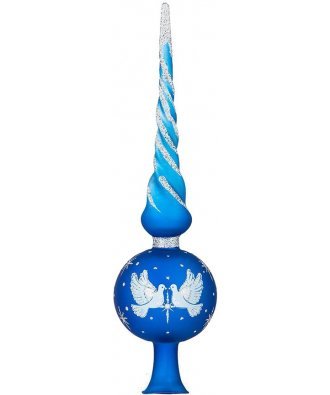 верхушка на ёлку "Нежность"  (Ёлочка) синий.