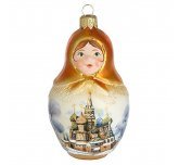 Ёлочная игрушка"Матрёшка. Москва" (Ариель)