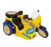 Ёлочная игрушка "Мотоцикл-ГАИ" (Фарфоровая мануфактура)