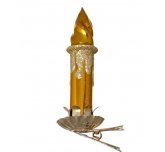 Ёлочная игрушка "Свеча" (Ёлочка) золотистая