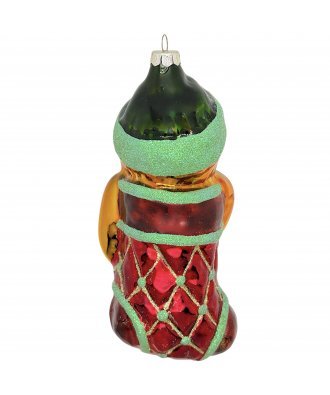 Ёлочная игрушка "Мишка в носке" (Интерьер-Промысел)