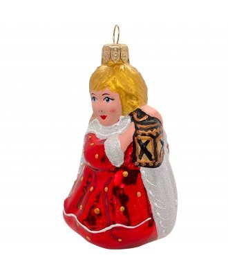 Ёлочная игрушка "Малышка с фонарём" (ЭВИС)