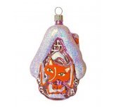 фигурка "Домик лесной" (Ёлочка) розовый