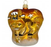 Ёлочная игрушка "Бычок" (Ёлочка)