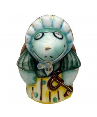 Ёлочная игрушка "Черепаха Тортилла " (Лефортовский фарфор)