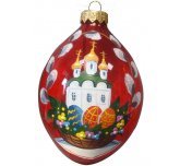 Ёлочная игрушка яйцо "Вербочки" (Ариель)