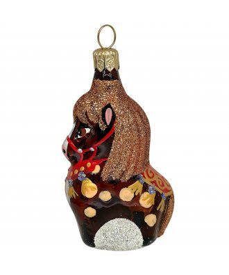 Ёлочная игрушка "Лошадка шоколадная" (Иней)