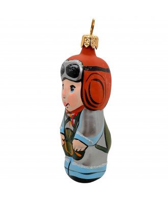 Ёлочная игрушка "Парашютист" (Иней)