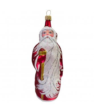 Ёлочная игрушка "Дед Мороз в красном" (Бирюсинка) новый