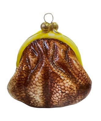 Ёлочная игрушка "Кошелёк" (Лефортовский фарфор)