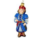 Ёлочная игрушка "Царевич " (Ариель) в голубом