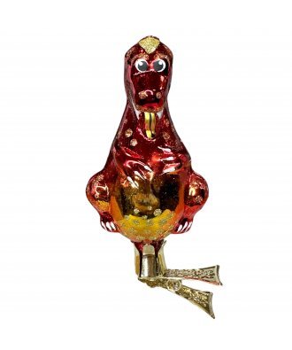 Ёлочная игрушка "Дракончик красный" (Бирюсинка) 