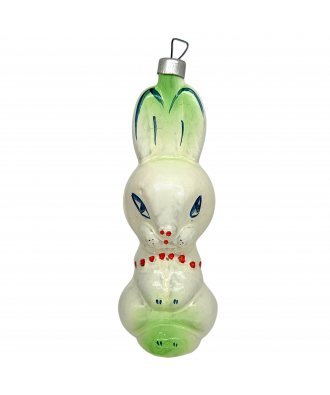 Ёлочная игрушка "Зайчишка" (Туймазы) салатовый