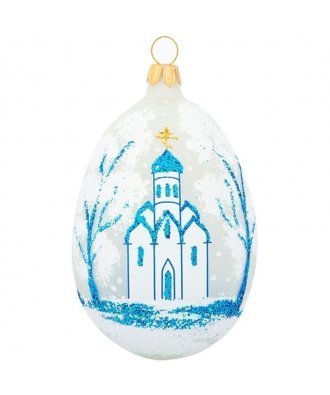 Ёлочная игрушка - яйцо "Рождество" (Ёлочка)