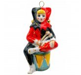 Ёлочная игрушка "Арлекин" (Лефортовский фарфор)