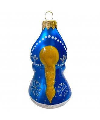 Ёлочная игрушка "Снегурочка со снежинками в синем" (Эвис) 
