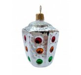 Ёлочная игрушка "Светофор" (Ёлочка) серебристый