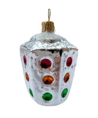 Ёлочная игрушка "Светофор" (Ёлочка) серебристый