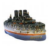 Ёлочная игрушка "Крейсер Аврора" (Фарфоровая мануфактура СПб)