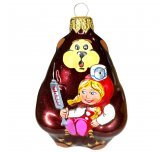 Ёлочная игрушка "Маша и медведь. Врач" (Эвис)