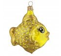 Ёлочная игрушка "Рыбка" золотая (Бирюсинка)