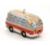 Ёлочная игрушка "Автобус ЛАЗ" (Фарфоровая мануфактура)