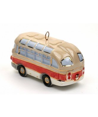 Ёлочная игрушка "Автобус ЛАЗ" (Фарфоровая мануфактура)