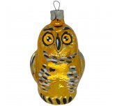 Ёлочная игрушка "Сова" (Интерьер - Промысел) жёлтая