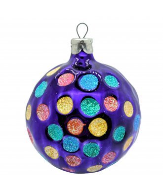 Ёлочная игрушка "Шар с вмятиной" (Интерьер-Промысел)