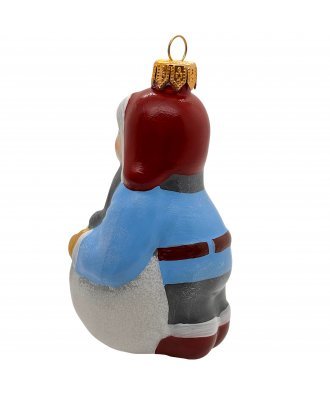 Ёлочная игрушка "Игра в снегу. Мальчик" (ЭВИС)