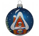 Ёлочный шар 75 мм "Иней" (Ёлочка)