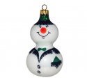 Ёлочная игрушка "Снеговик Джентельмен" (Рождественское яблоко)