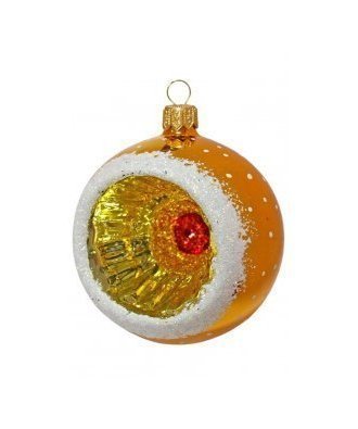 Ёлочный шар 85 мм  "Лучистый" (Ёлочка)