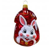 Ёлочная игрушка "Подарок Кролик" (Ёлочка)