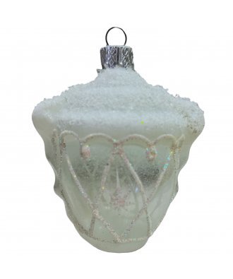 Ёлочная игрушка "Фонарь белый" (Бирюсинка)