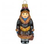 Ёлочная игрушка "Мальчик с баранками" (ЭВИС)