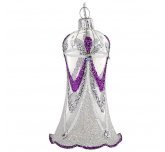 Ёлочная игрушка колокольчик "Элегантный" (Ёлочка)